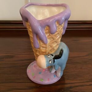 Disney Store Eeyore Waffle Cone Ice Cream Cup